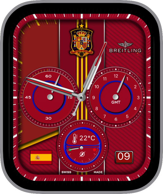Free Apple Watch Face: JLC Moonphase Tourbillon