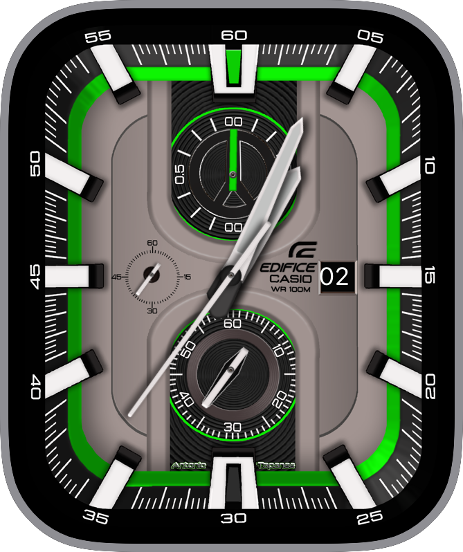 Free Apple Watch Face: JLC Moonphase Tourbillon