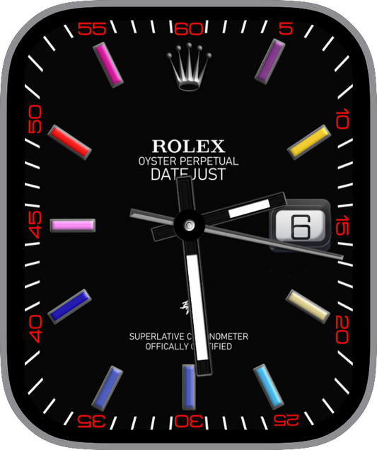 Free Apple Watch Face: Rolex Black Venom Rain McGee