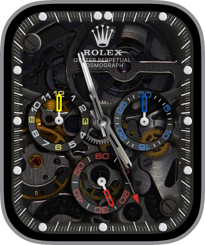 Free Apple Watch Face: Rolex Montoya