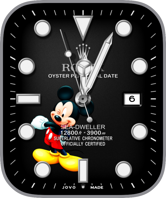 Free Apple Watch Face: JovoRolexDeepsea