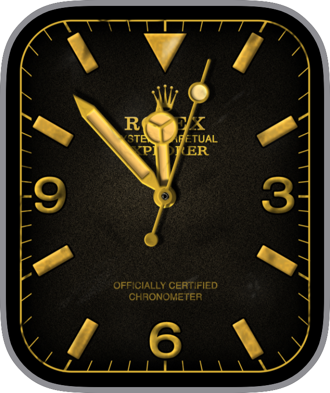 Free Apple Watch Face: ROLEX EXPLORER 1957