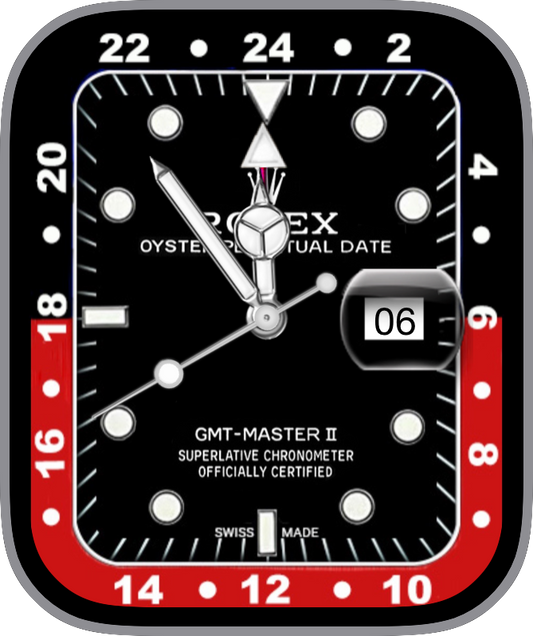 Free Apple Watch Face: Rolex GMT II
