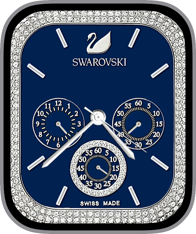 Free Apple Watch Face: SwarovskiEJBlue