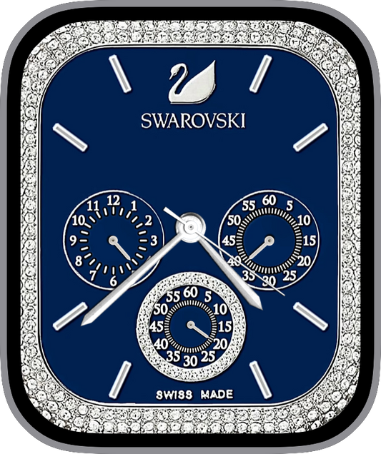 Free Apple Watch Face: SwarovskiEJBlue