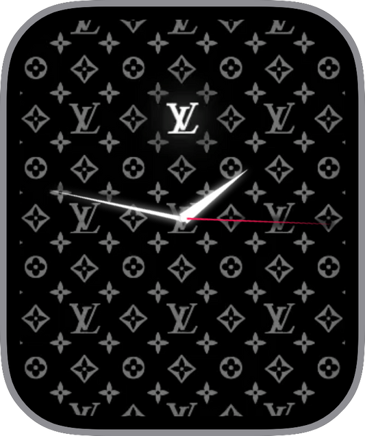 Free Apple Watch Face: Louis Vuitton V1 Black