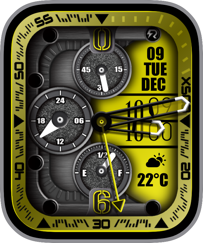 Free Apple Watch Face: Asphalt