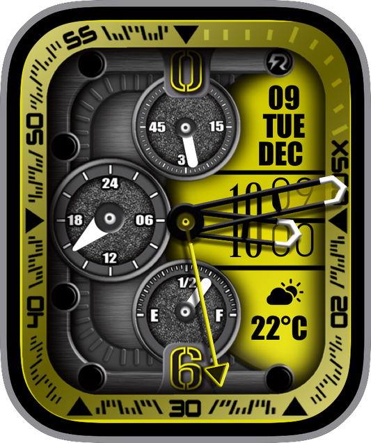 Free Apple Watch Face: Asphalt