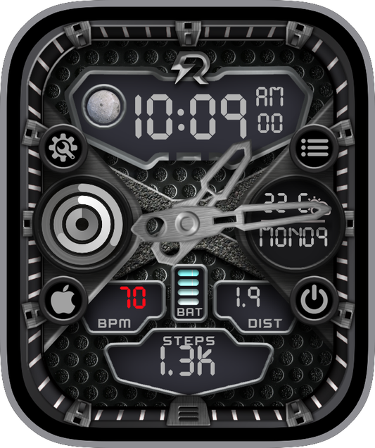 Kostenloses Apple Watch Face: JLC Moonphase Tourbillon
