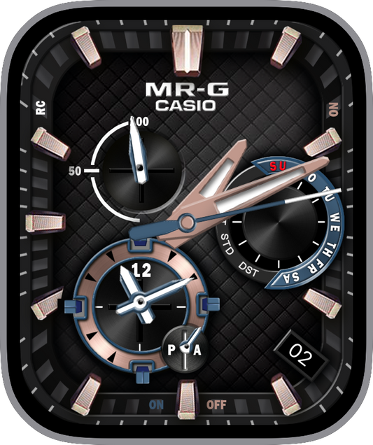Free Apple Watch Face: Mr-G B2000SH