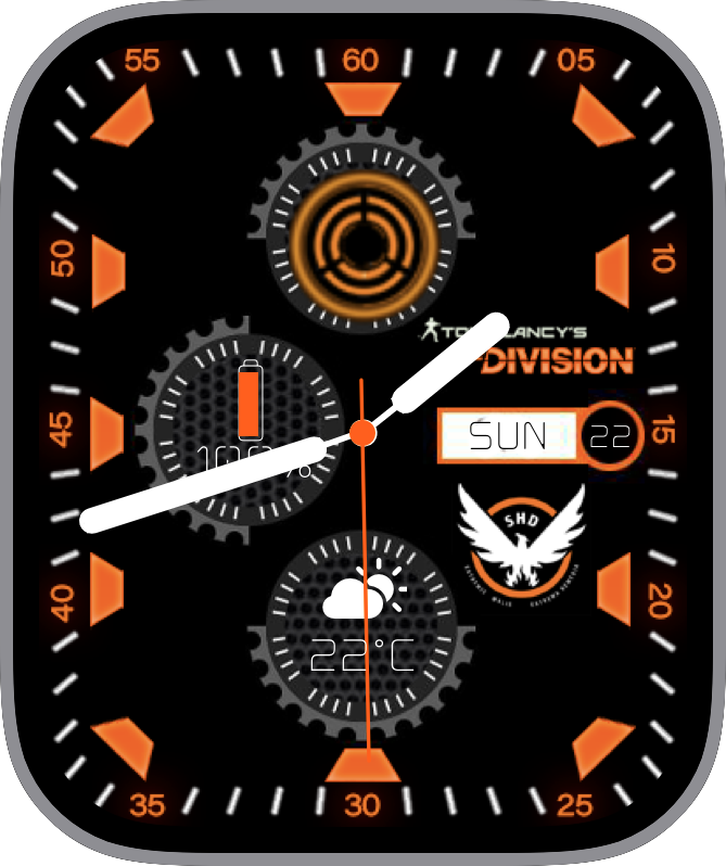 Free Apple Watch Face: JLC Moonphase Tourbillon
