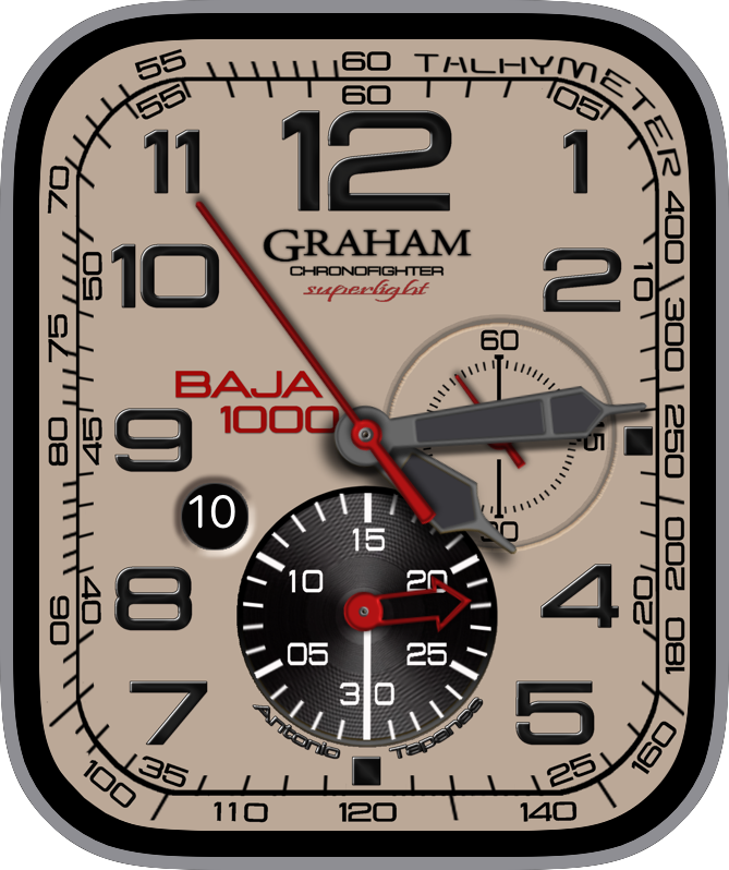 Free Apple Watch Face: Graham Chonofighter