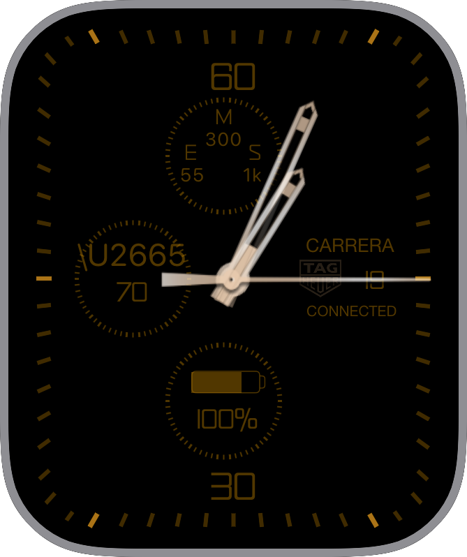Kostenloses Apple Watch Face: JLC Moonphase Tourbillon