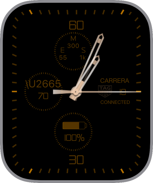 Free Apple Watch Face: JLC Moonphase Tourbillon