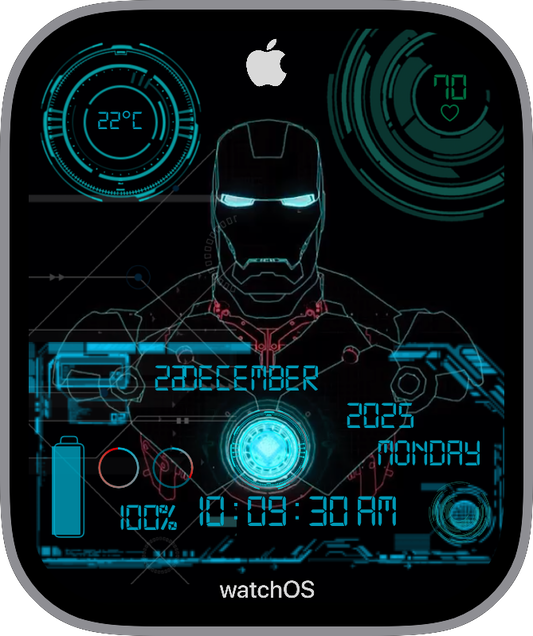 Free Apple Watch Face: Iron Man