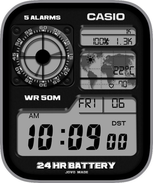 Free Apple Watch Face: JovoAE1200Casio