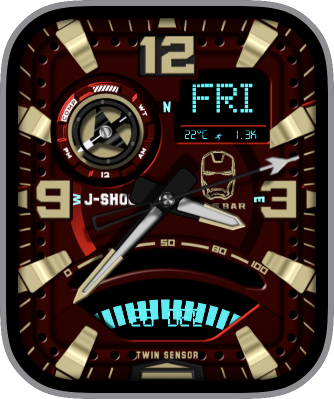 Free Apple Watch Face: JovoIronMan – iMod Watch