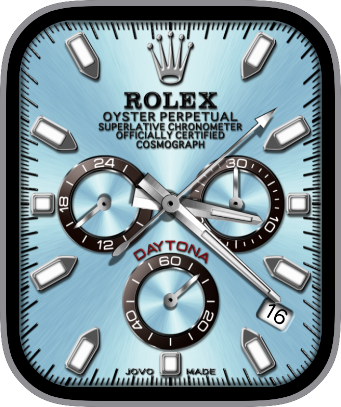 Free Apple Watch Face: JovoDaytonaDigitalBlue