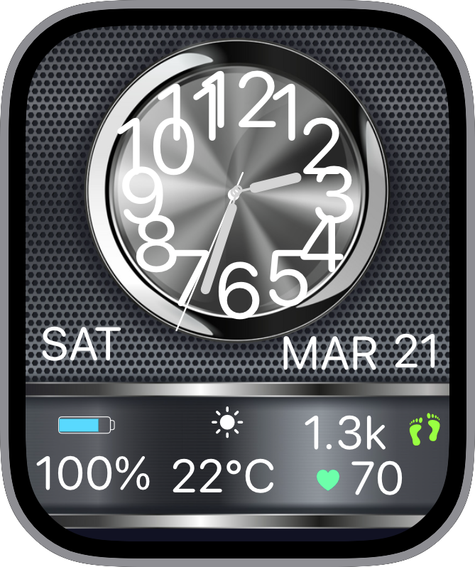 Kostenloses Apple Watch Face: JLC Moonphase Tourbillon