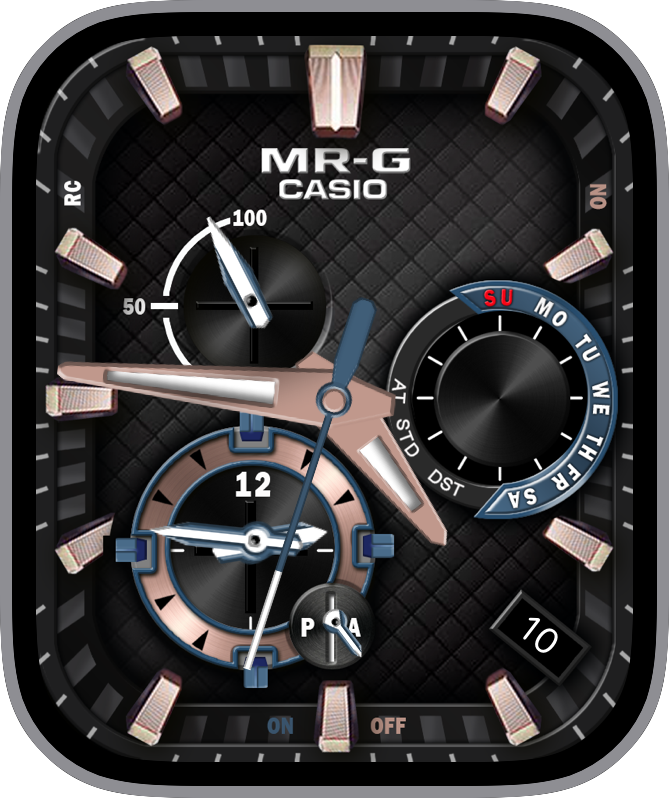 Free Apple Watch Face: Mr-G B2000SH