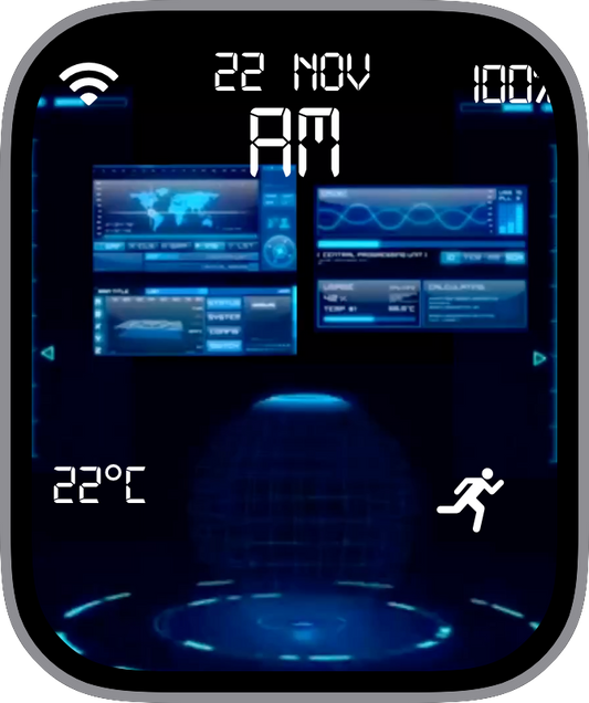 Face Apple Watch Face: JLC Moonphase Tourbillon