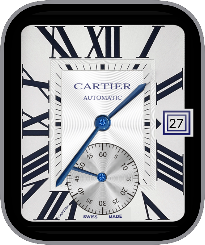 Free Apple Watch Face: TANK de Cartier