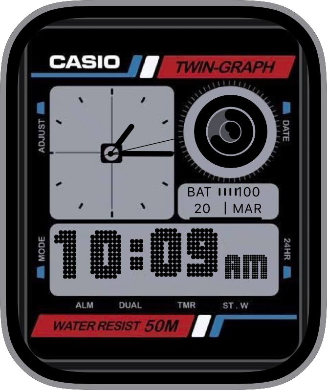Free Apple Watch Face: JLC Moonphase Tourbillon