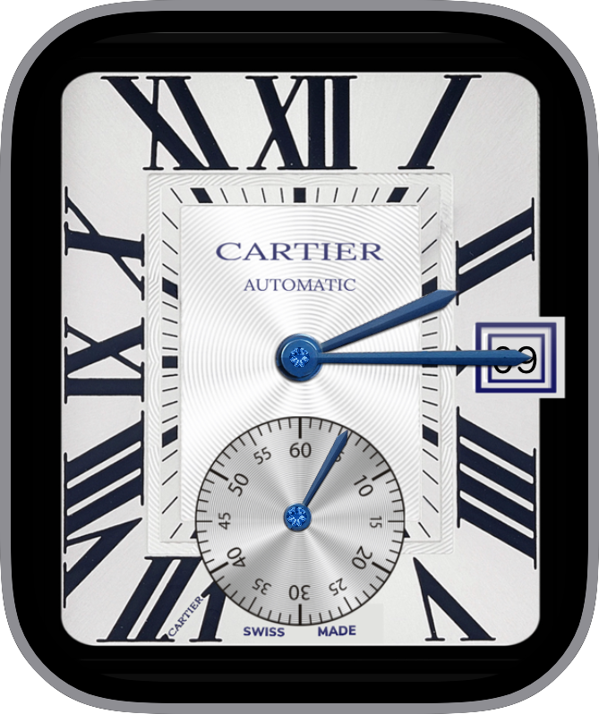 Free Apple Watch Face: TANK de Cartier