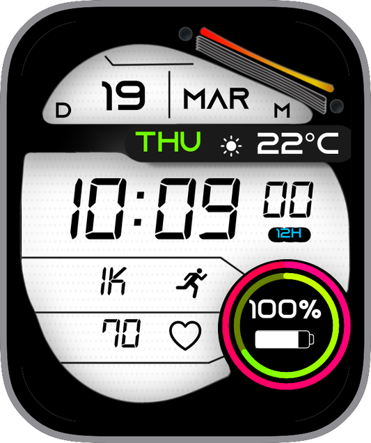 Free Apple Watch Face: JLC Moonphase Tourbillon