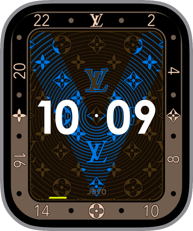 Free Apple Watch Face: Jovo LouisVuitton Tambour Horizon Brown