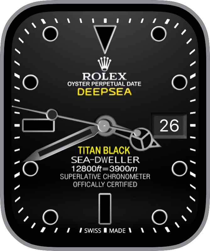 Free Apple Watch Face: RolexSeaTitanbyMAK