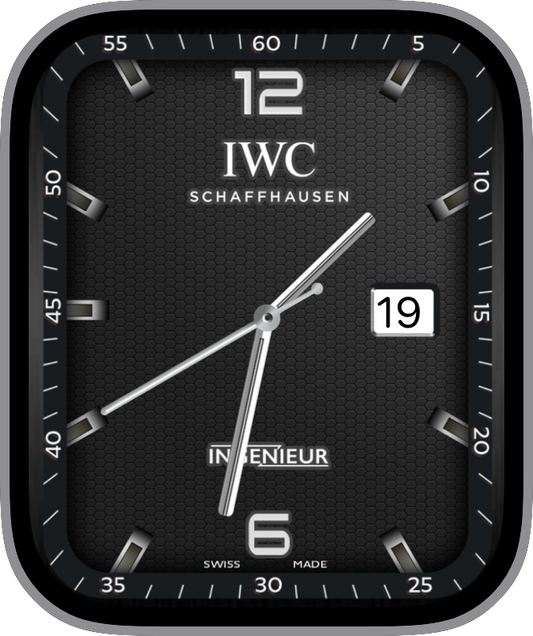 Free Apple Watch Face: IWC INGENIEUR BL