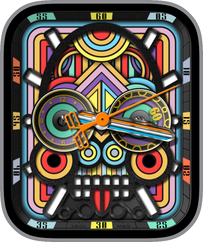 Free Apple Watch Face: BOMBERG BOLT-68 (by Reskap)