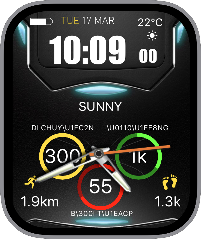 Free Apple Watch Face: JLC Moonphase Tourbillon