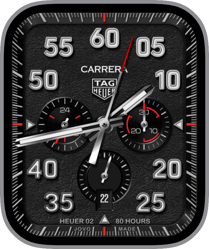 Free Apple Watch Face: JovoHeuerXPorsche