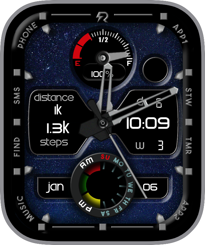 Free Apple Watch Face: RLMade 9