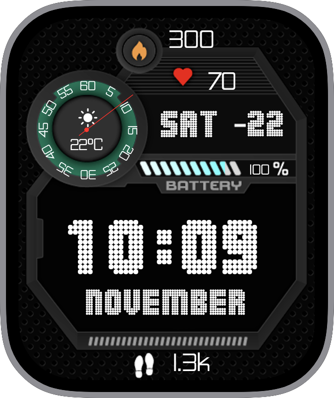 Free Apple Watch Face: T-Rex