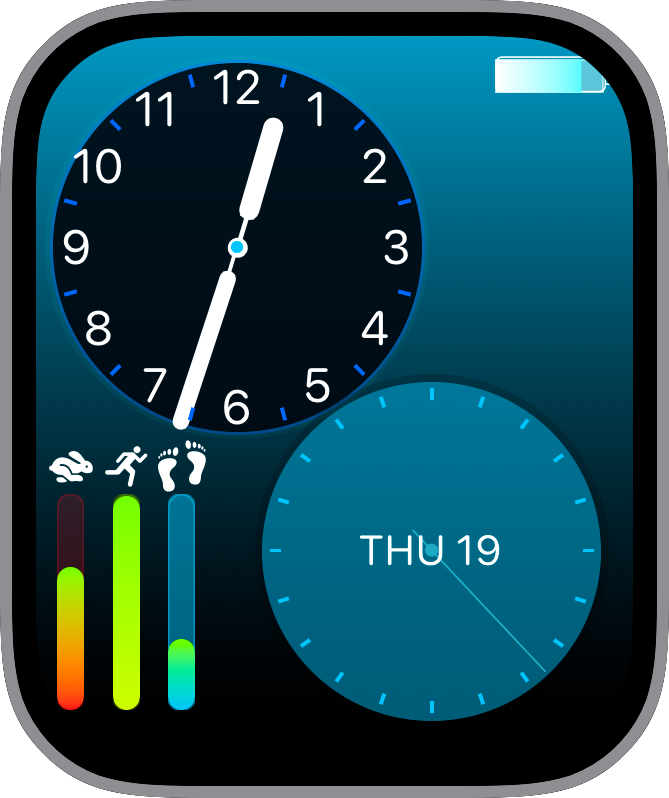 Free Apple Watch Face: JLC Moonphase Tourbillon