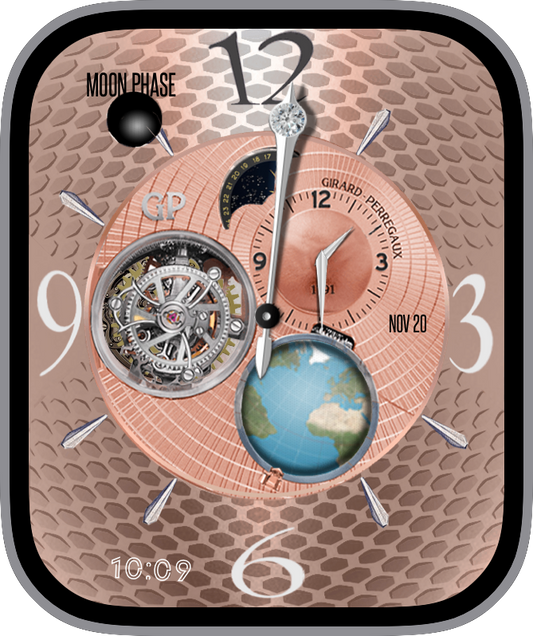 Face Apple Watch Face: JLC Moonphase Tourbillon