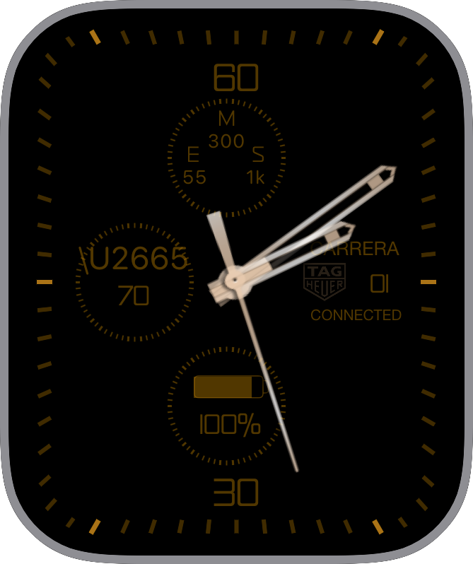 Face Apple Watch Face: JLC Moonphase Tourbillon