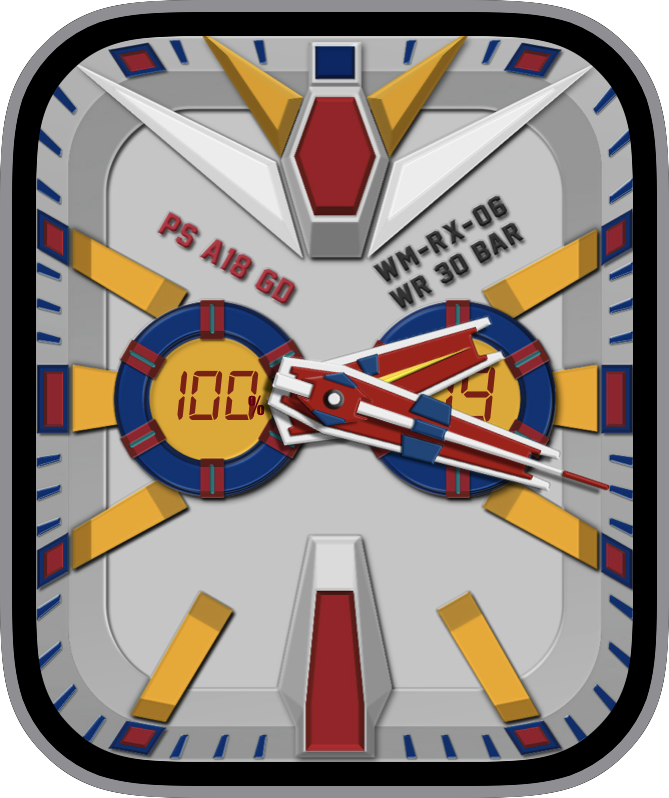 Free Apple Watch Face: PsA18GdByAH