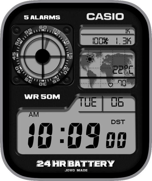 Free Apple Watch Face: JovoAE1200Casio