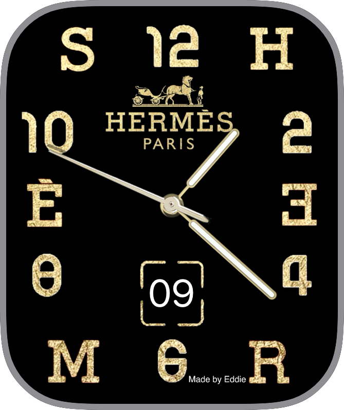 Free Apple Watch Face: Hermes