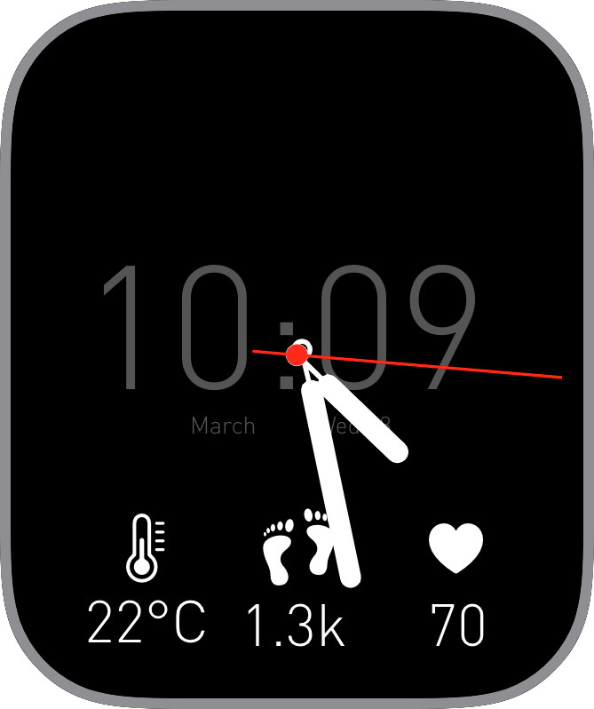 Kostenloses Apple Watch Face: JLC Moonphase Tourbillon