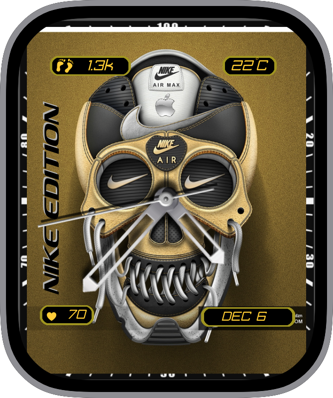 Free Apple Watch Face: NikeGold 2