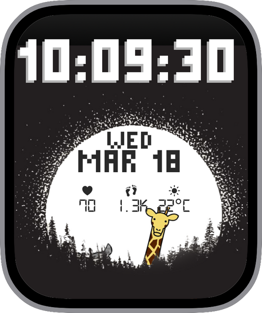 Free Apple Watch Face: JLC Moonphase Tourbillon