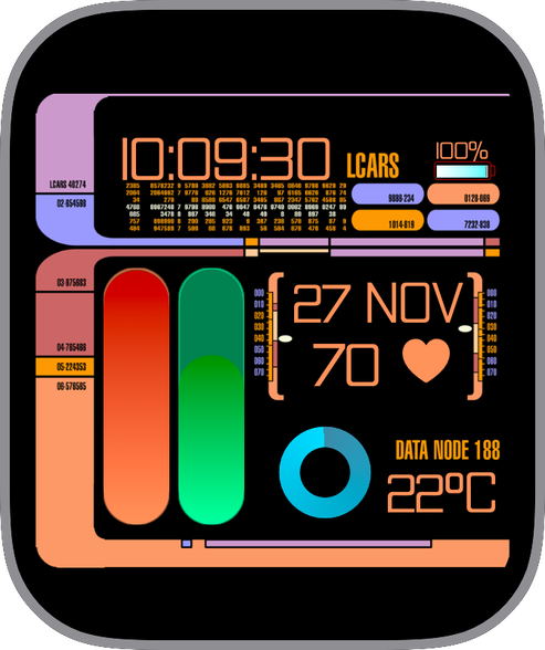 Free Apple Watch Face: LCARS v1.2 – iMod Watch