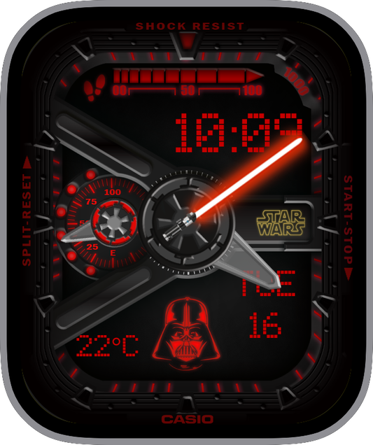 Free Apple Watch Face: G-Shock Star Wars
