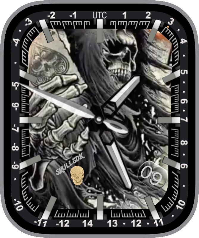 Free Apple Watch Face: JLC Moonphase Tourbillon