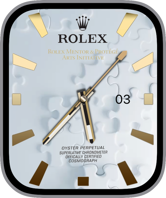 Free Apple Watch Face: RolexGoldPuzzle